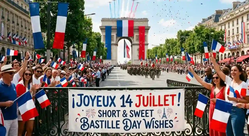 Short & Sweet Bastille Day Wishes