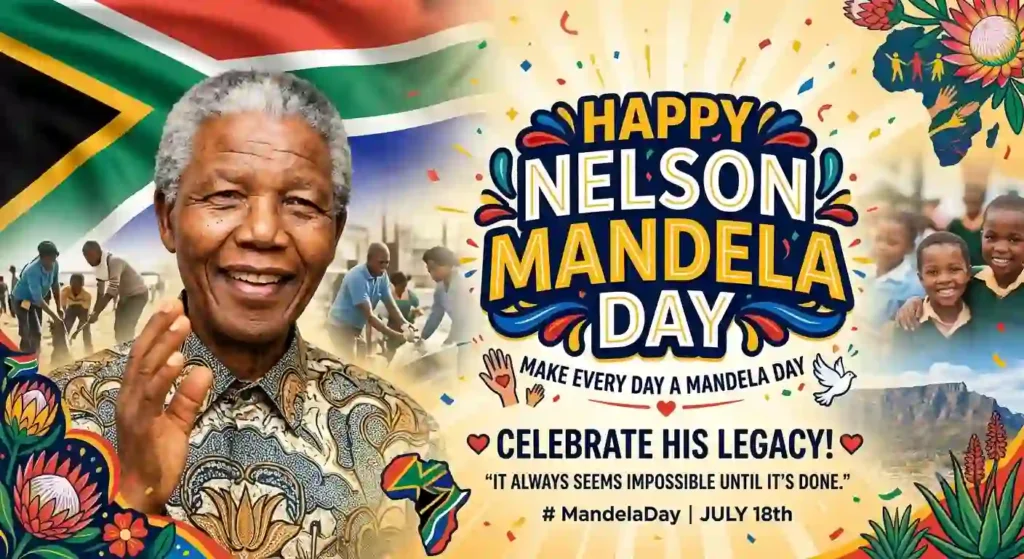 Short & Sweet Nelson Mandela Day Wishes