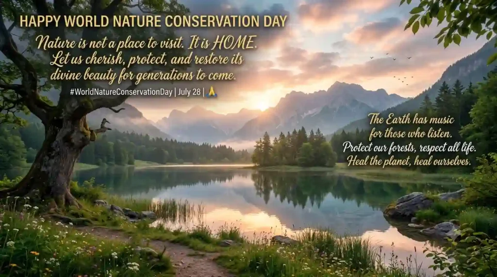 Spiritual World Nature Conservation Day Wishes