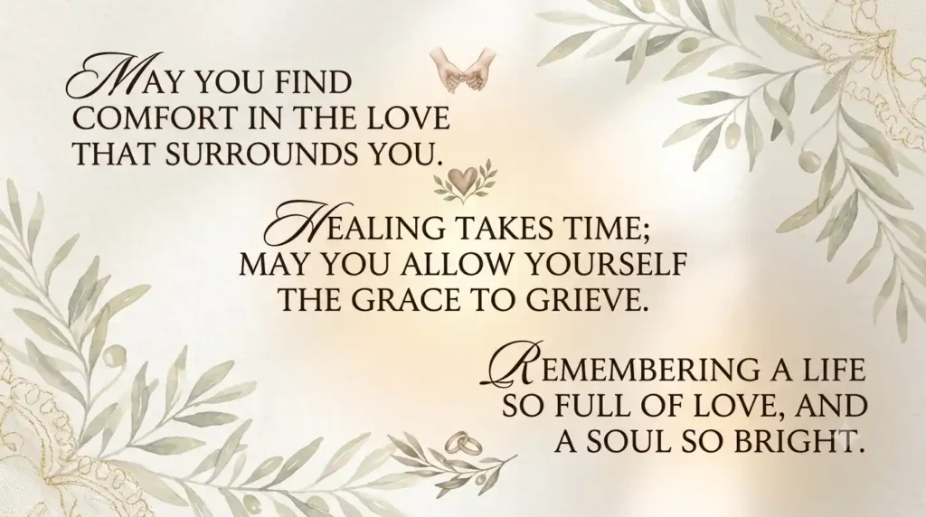 Sympathy Messages for Loss of a Spouse