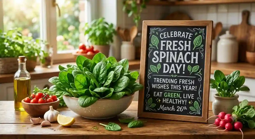 Trending Fresh Spinach Day Wishes This Year