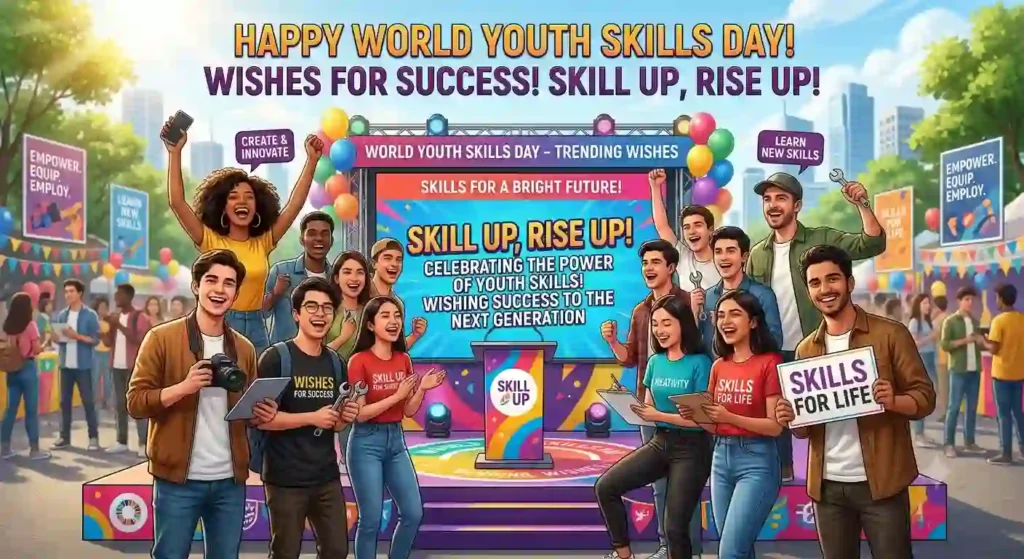 Trending World Youth Skills Day Wishes This Year