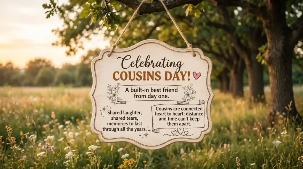 Unique Cousins Day Wishes
