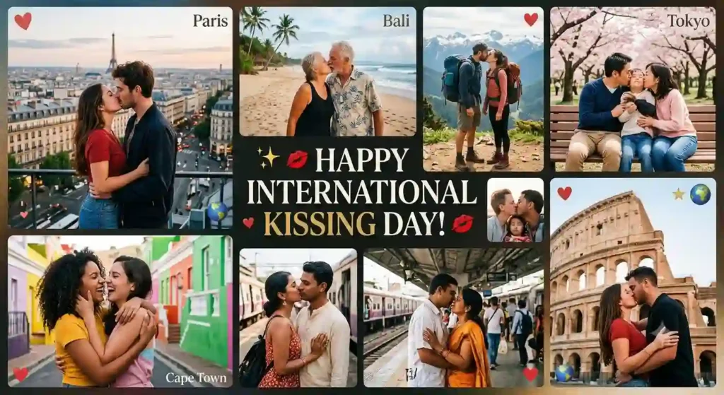 Unique International Kissing Day Wishes