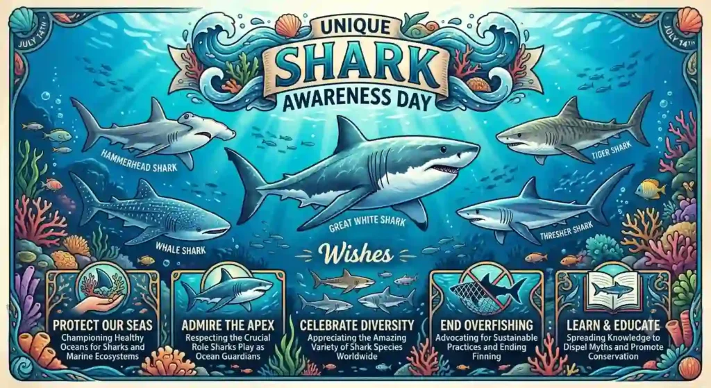 Unique Shark Awareness Day Wishes