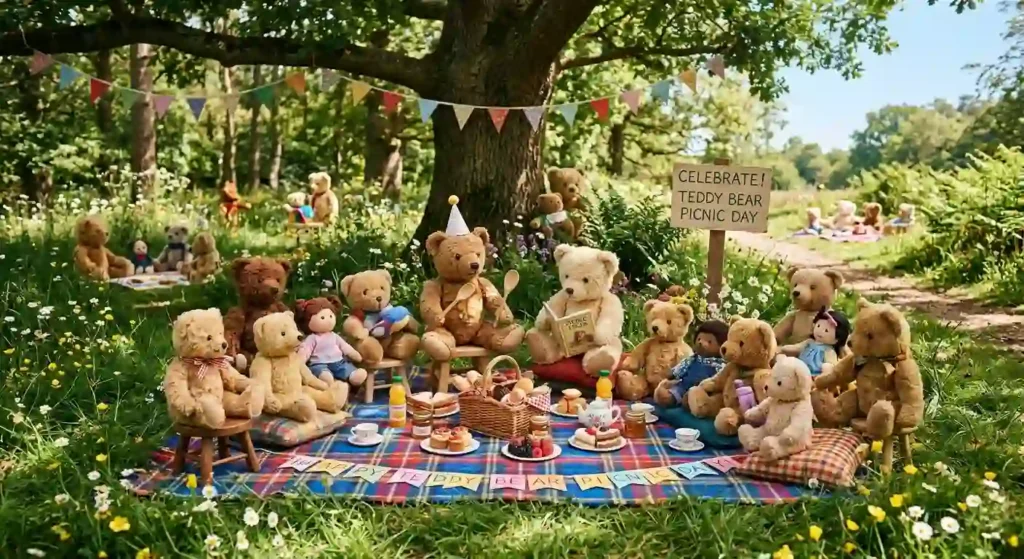 Unique Teddy Bear Picnic Day Wishes