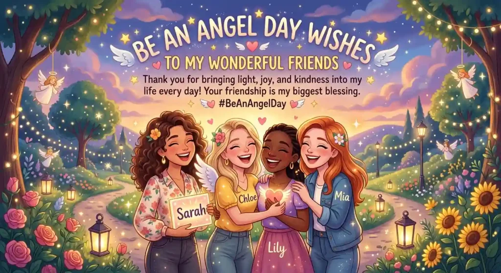 Be an Angel Day Wishes for Friends