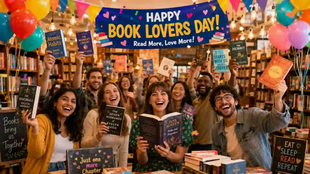 Celebration Book Lovers Day Wishes