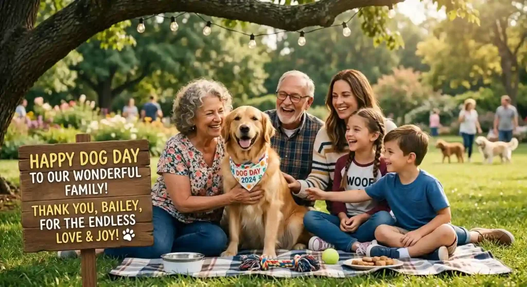 Dog Day Wishes for Family