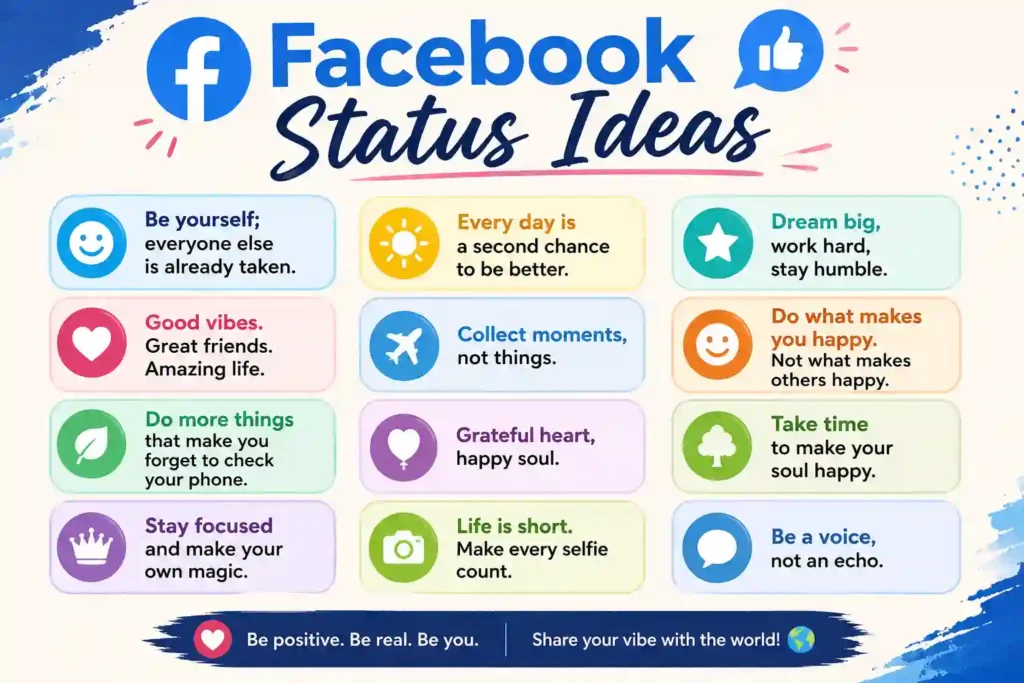 Facebook Status Ideas 