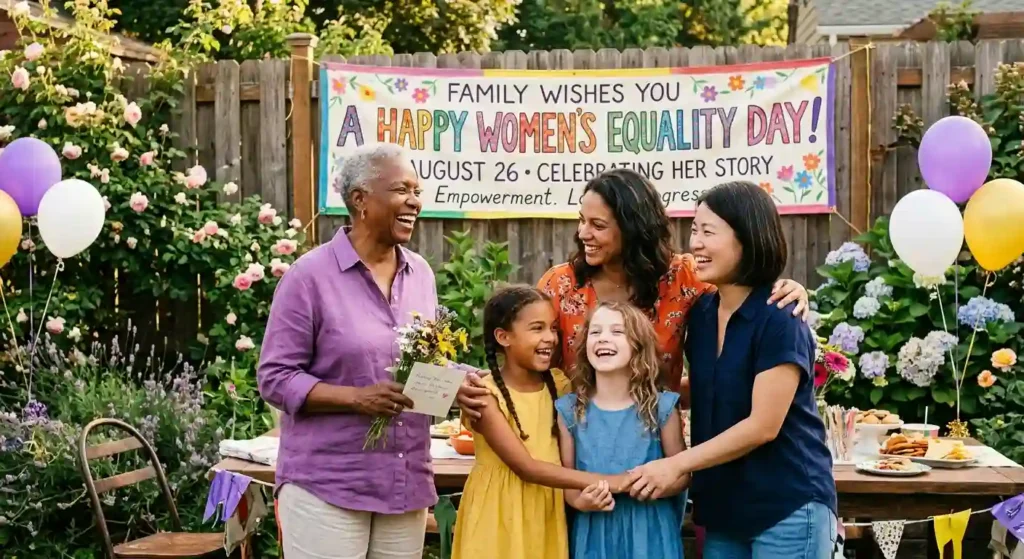 Family Women’s Equality Day Wishes