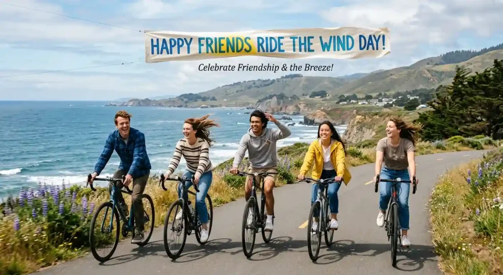 Friends Ride the Wind Day Wishes