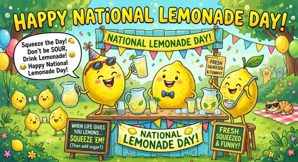 Funny National Lemonade Day Wishes