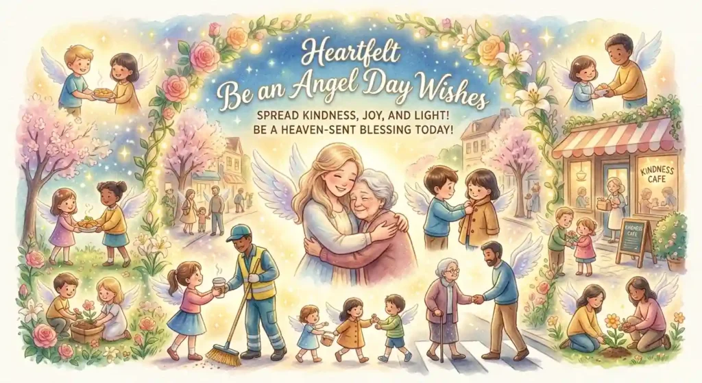 Heartfelt Be an Angel Day Wishes