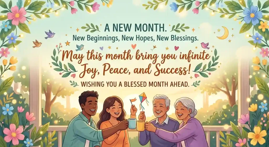 Heartfelt New Month Wishes