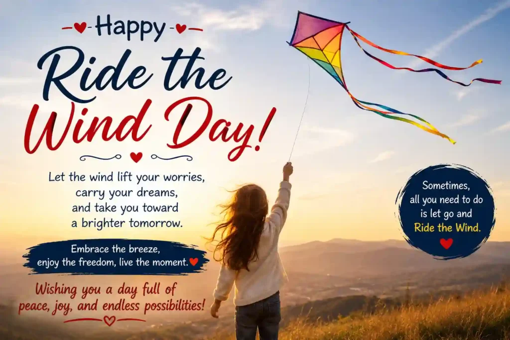 Heartfelt Ride the Wind Day Wishes