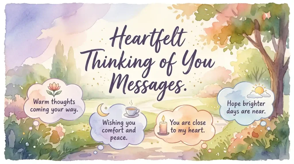 Heartfelt Thinking of You Messages
