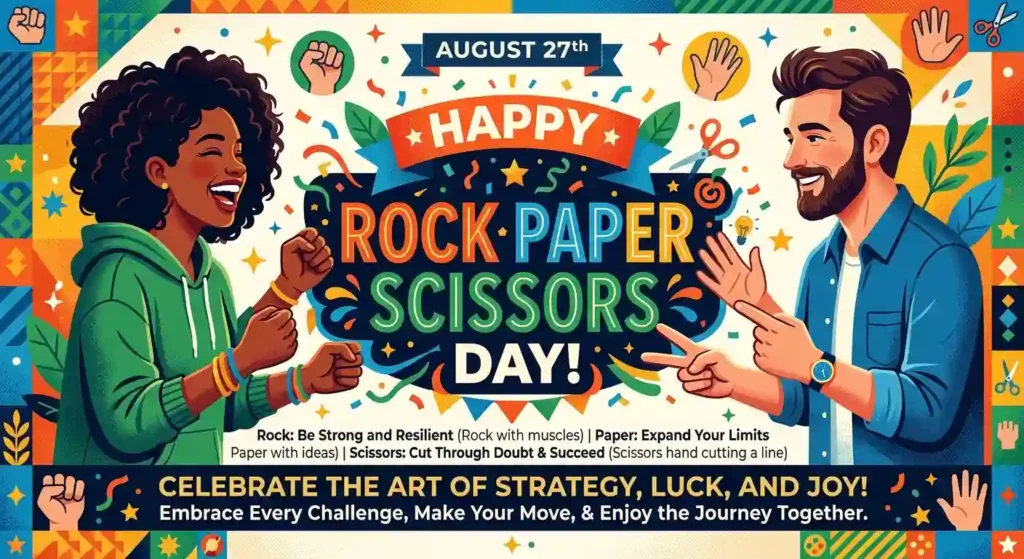 Inspirational Rock Paper Scissors Day Wishes 