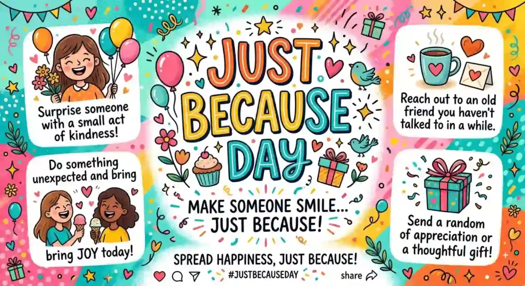 Just Because Day Social Media Captions