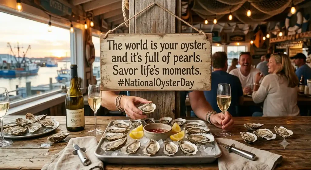 Meaningful National Oyster Day Quotes