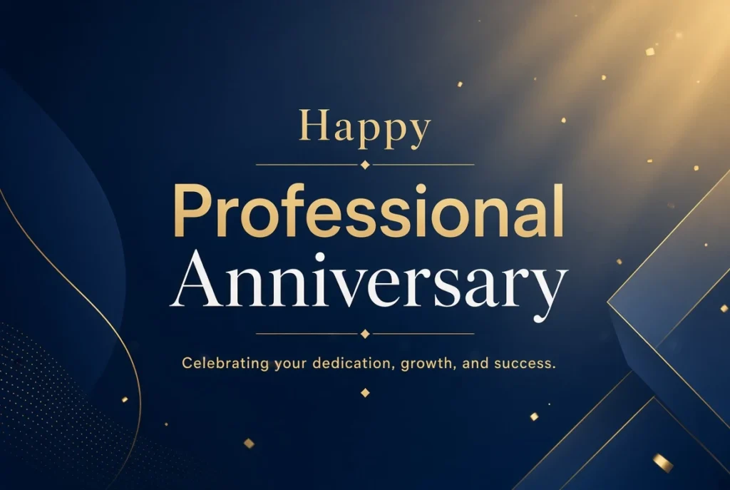 Professional Anniversary Wishes