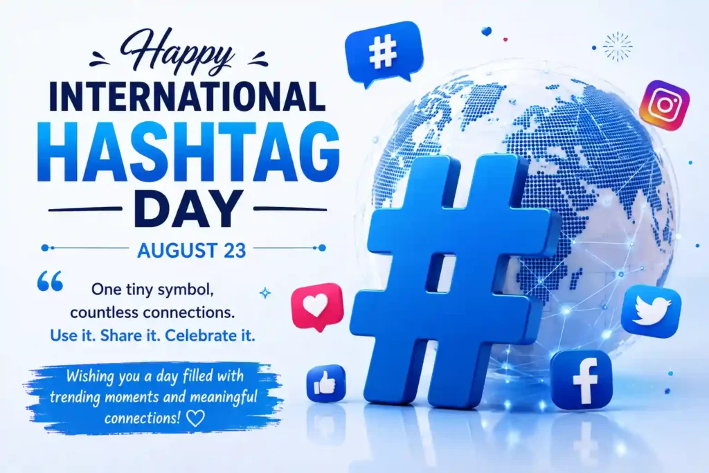 Professional International Hashtag Day Wishes