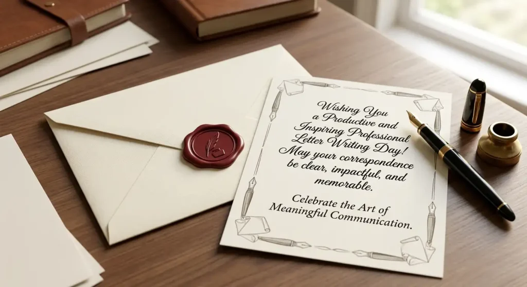 Professional Letter Writing Day Wishes