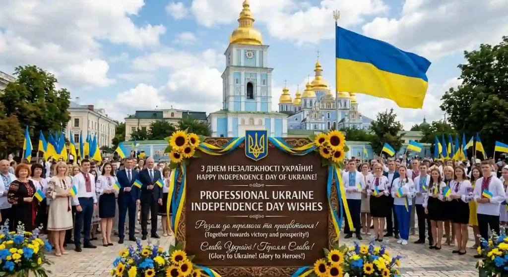 Professional Ukraine Independence Day Wishes