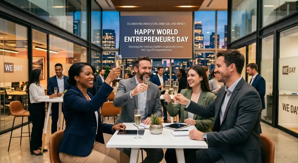 Professional World Entrepreneurs Day Wishes 