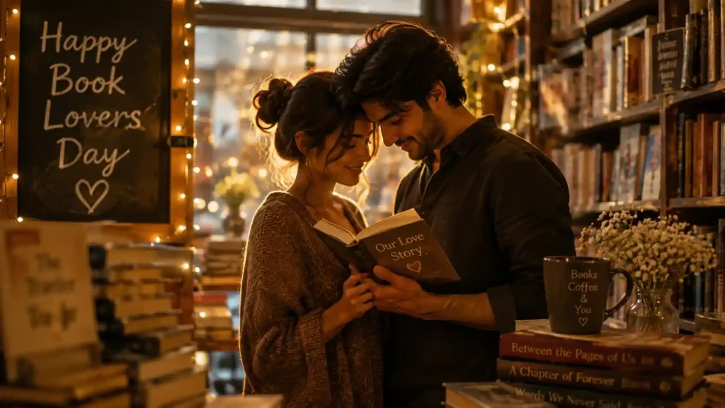 Romantic Book Lovers Day Wishes