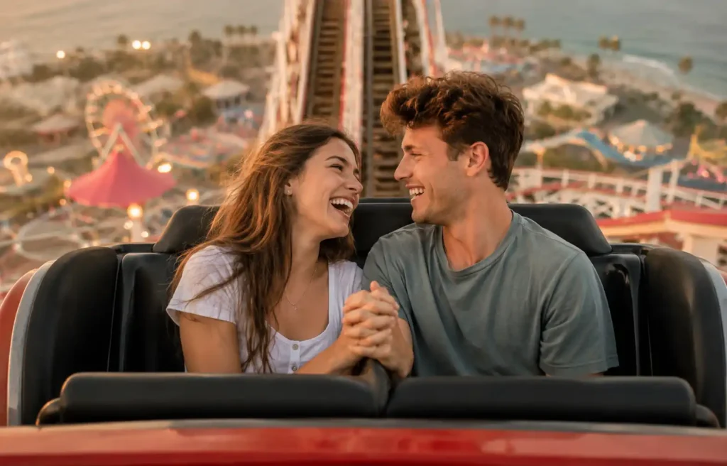 Romantic National Roller Coaster Day Wishes