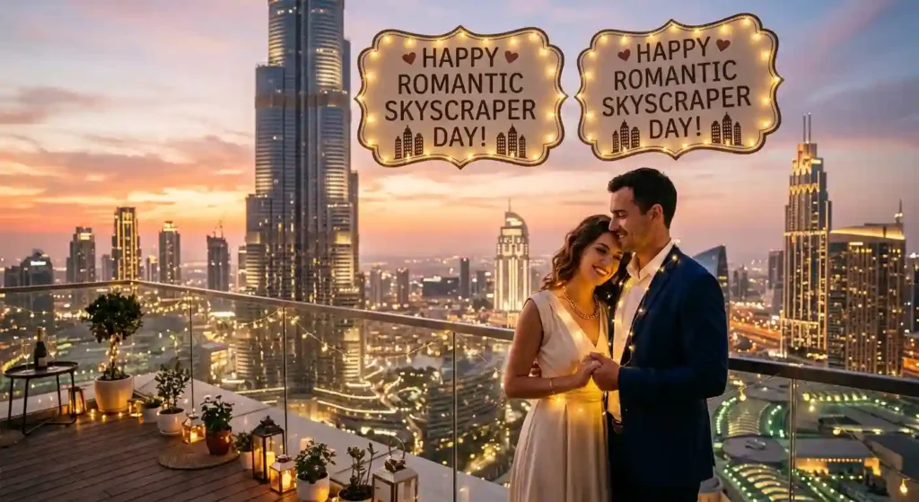 Romantic Skyscraper Day Wishes
