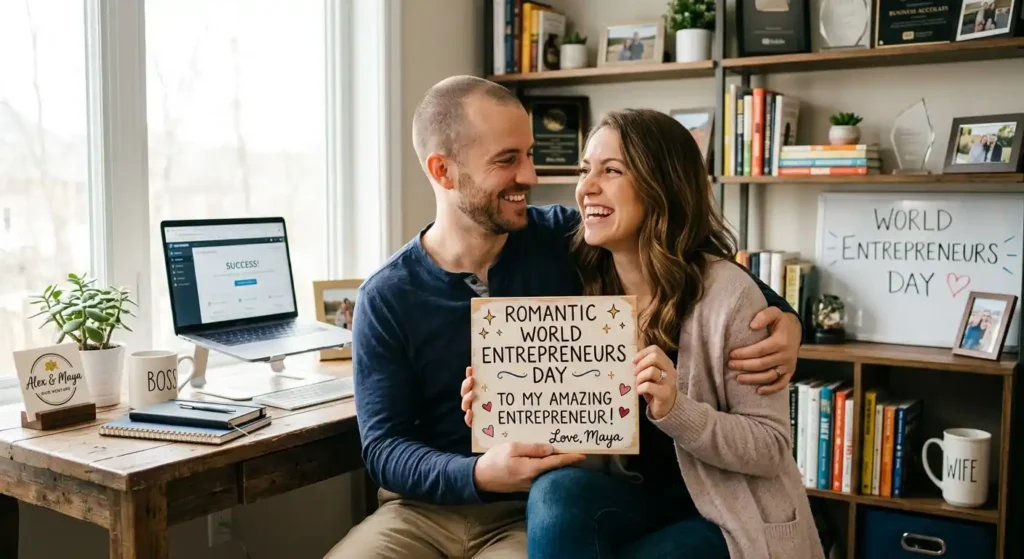 Romantic World Entrepreneurs Day Wishes 