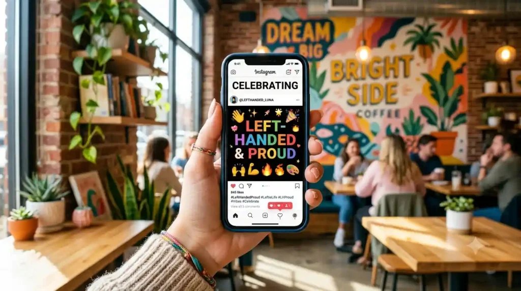 Social Media Captions for International Left-Handers Day