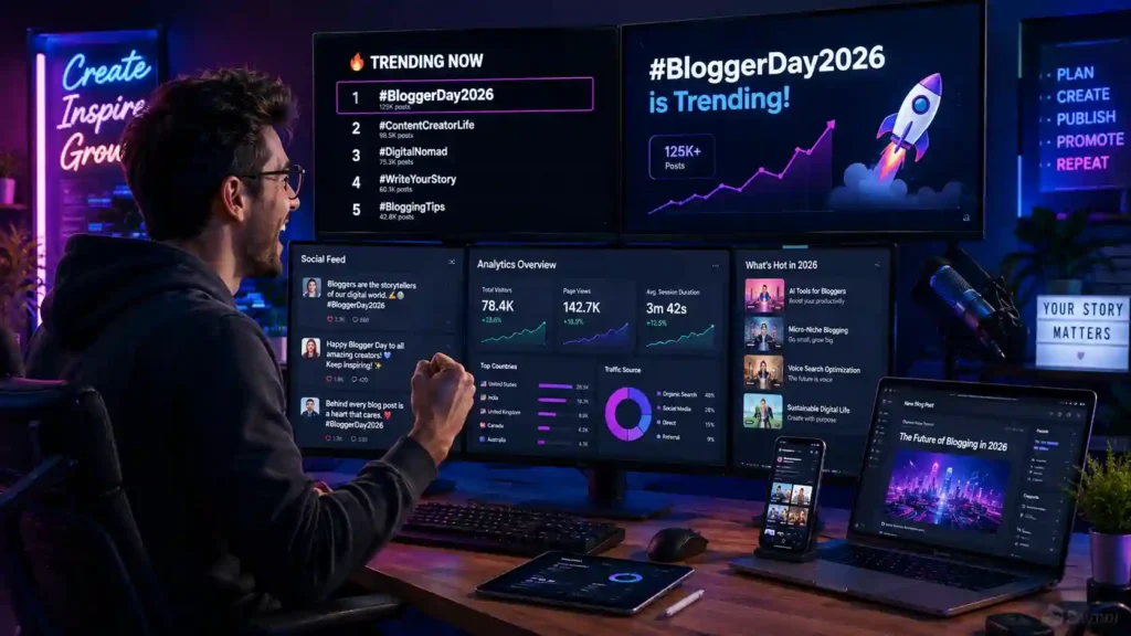Trending Blogger Day Wishes This Year