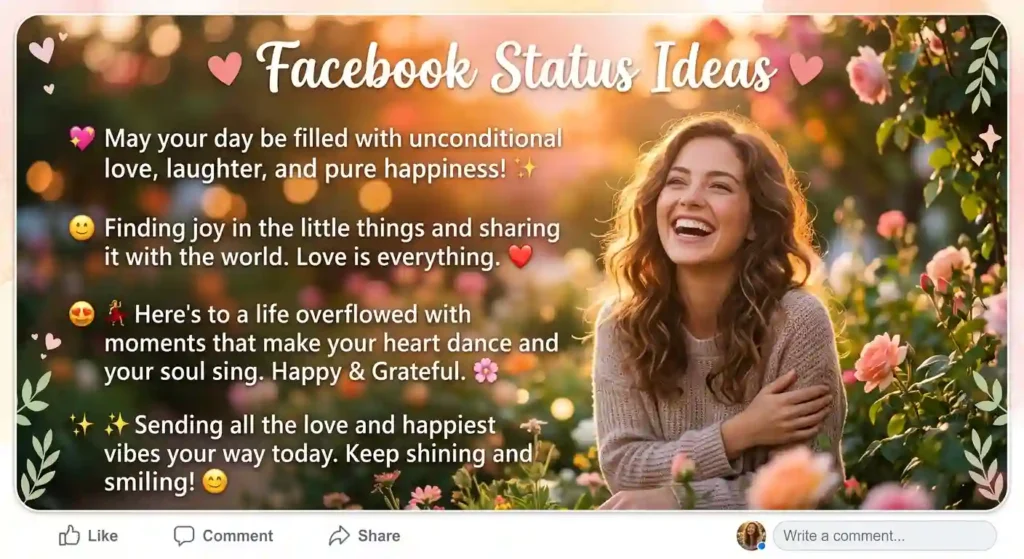Facebook Status Ideas
