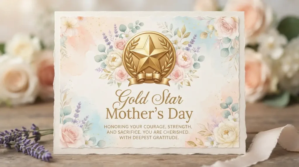 Family Gold Star Mother's Day Wishes