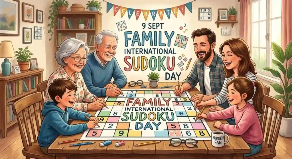 Family International Sudoku Day Wishes