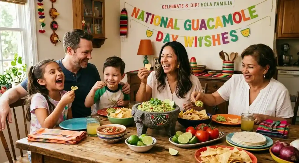 Family National Guacamole Day Wishes 
