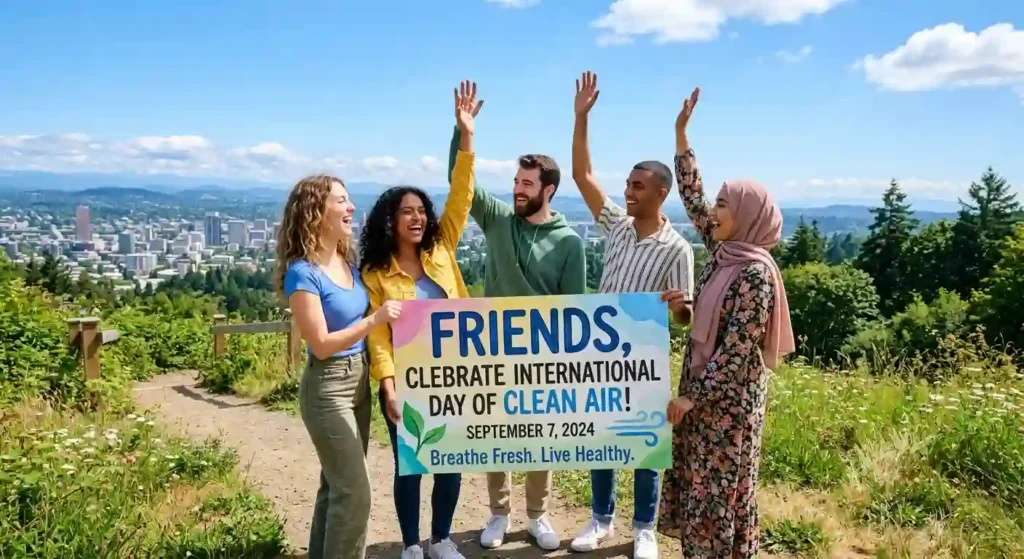Friends International Day of Clean Air Wishes