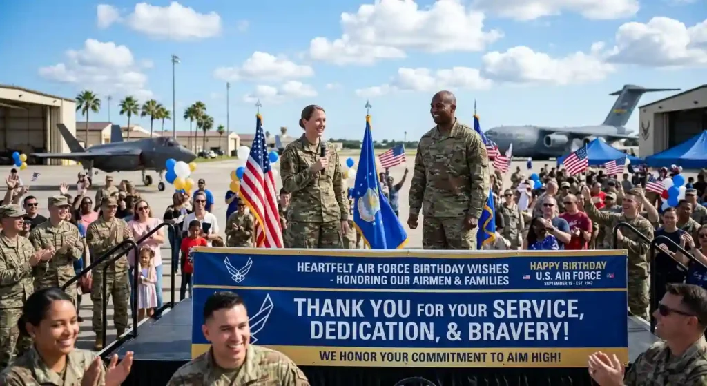 Heartfelt Air Force Birthday Wishes