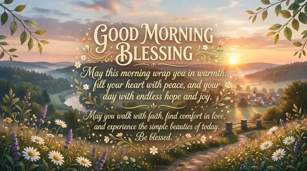 Heartfelt Good Morning Blessing