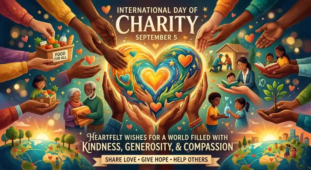 Heartfelt International Day of Charity Wishes