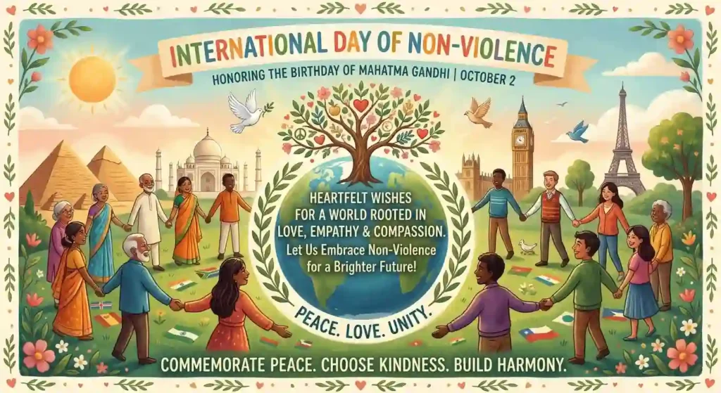 Heartfelt International Day of Non-Violence Wishes
