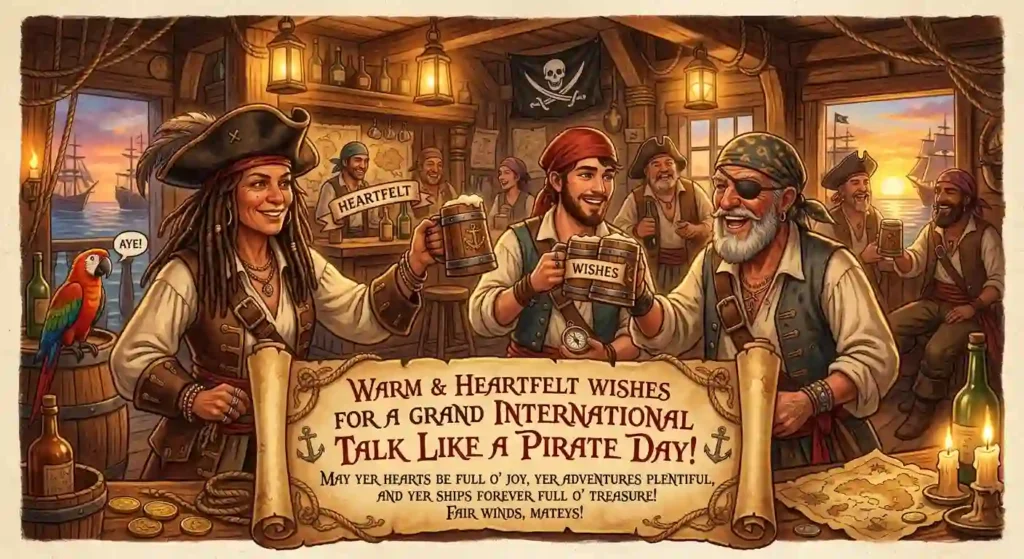 Heartfelt International Talk Like a Pirate Day Wishes