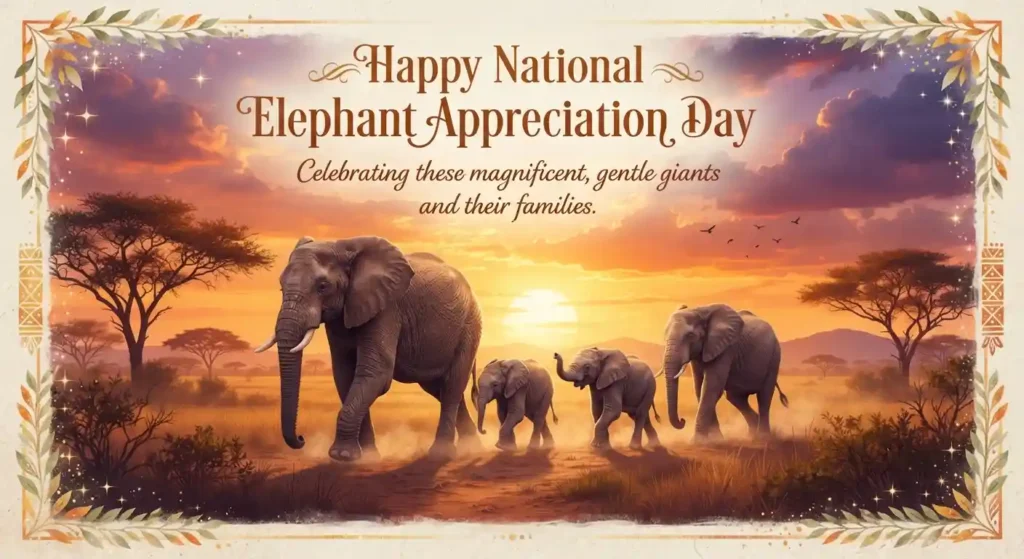 Heartfelt National Elephant Appreciation Day Wishes