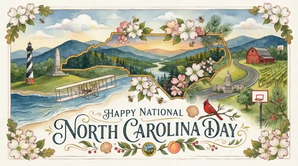 Heartfelt National North Carolina Day Wishes