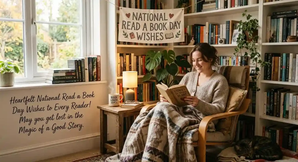 Heartfelt National Read a Book Day Wishes