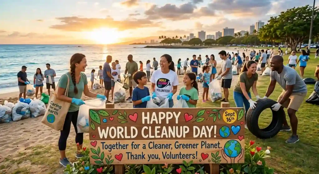 Heartfelt World Cleanup Day Wishes