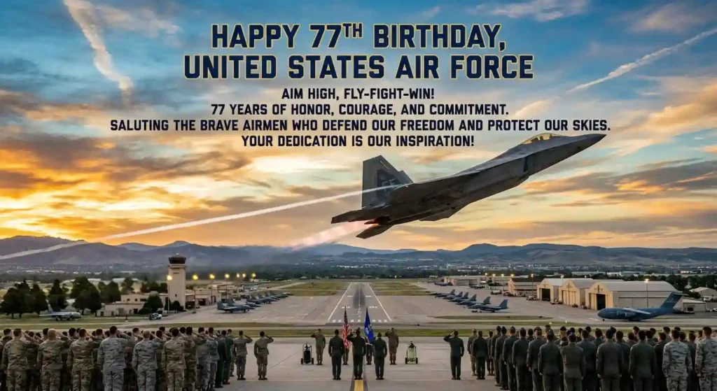 Inspirational Air Force Birthday Wishes